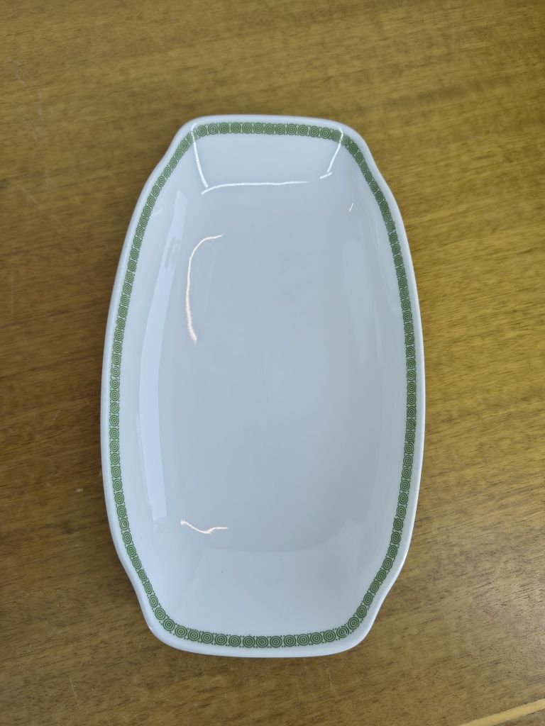 Porcelanowa miseczka R.C. Rosenthal Noritake Bavaria – zielony geometr