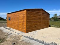 Garaż Blaszany Blaszak 6x5 Dach Dwuspadowy