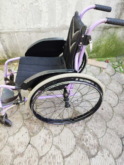 Титановая инвалидная коляска Tanta plyus. Для активных пользователей.