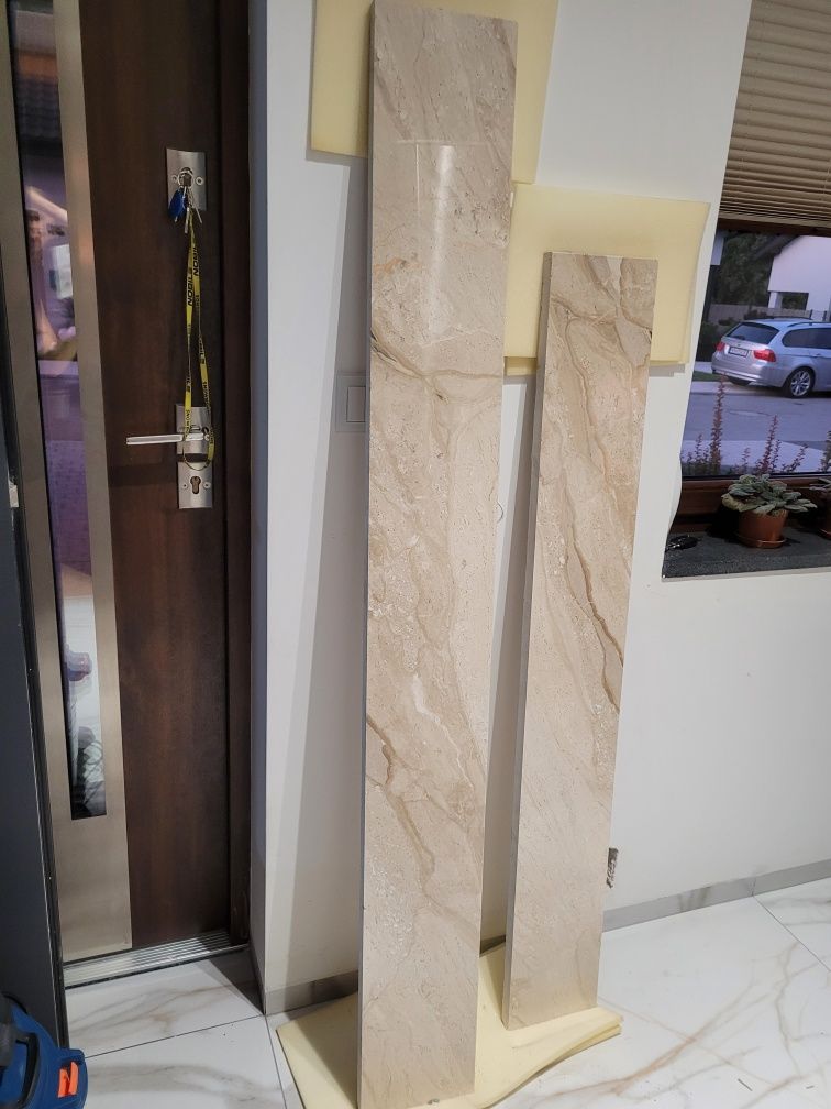 2 parapety granitowe 3cm Nowe