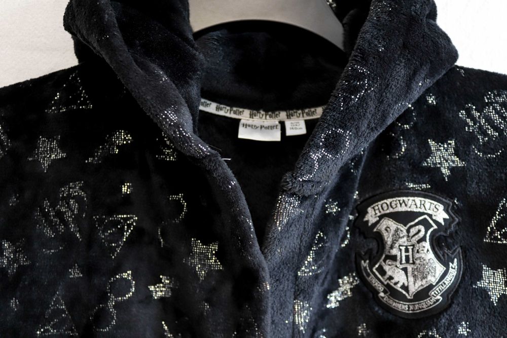 Домашній дитячий халат Гаррі Поттер мантія капюшон 134-140 Хогвартс