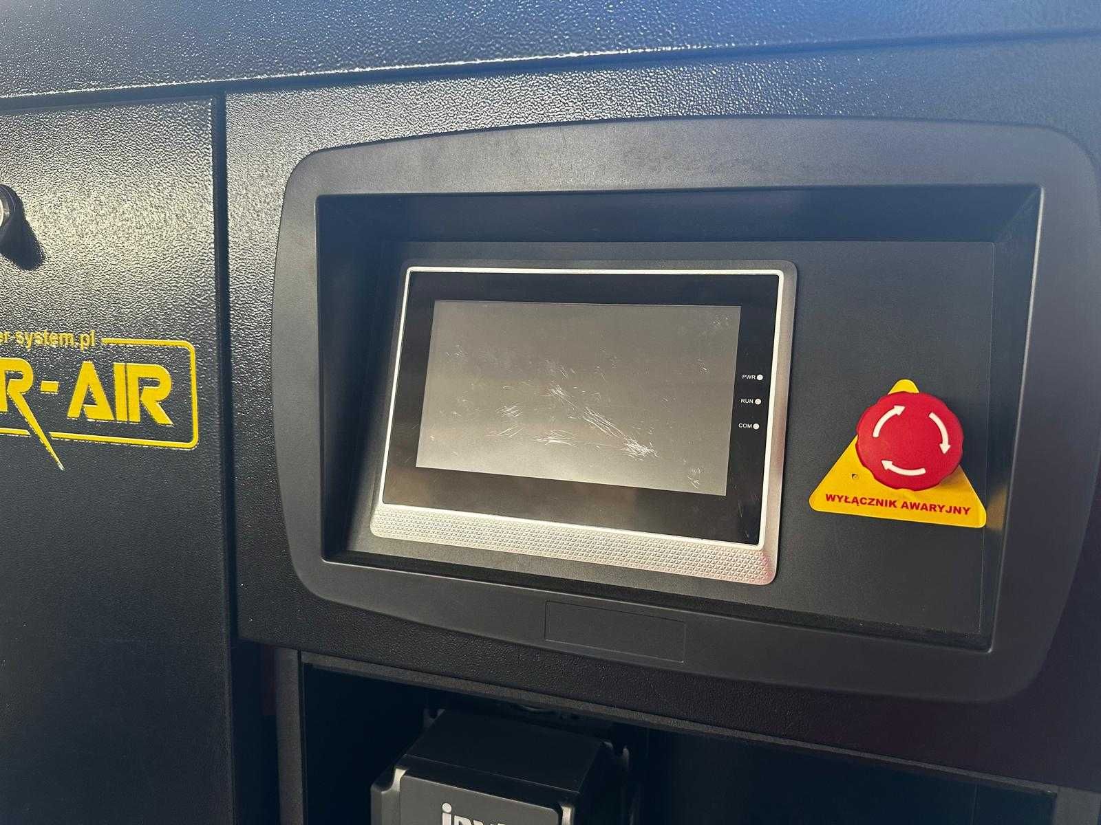 Przemysłowy Kompresor Śrubowy z osuszaczem i falownikiem 500L 5.5kw