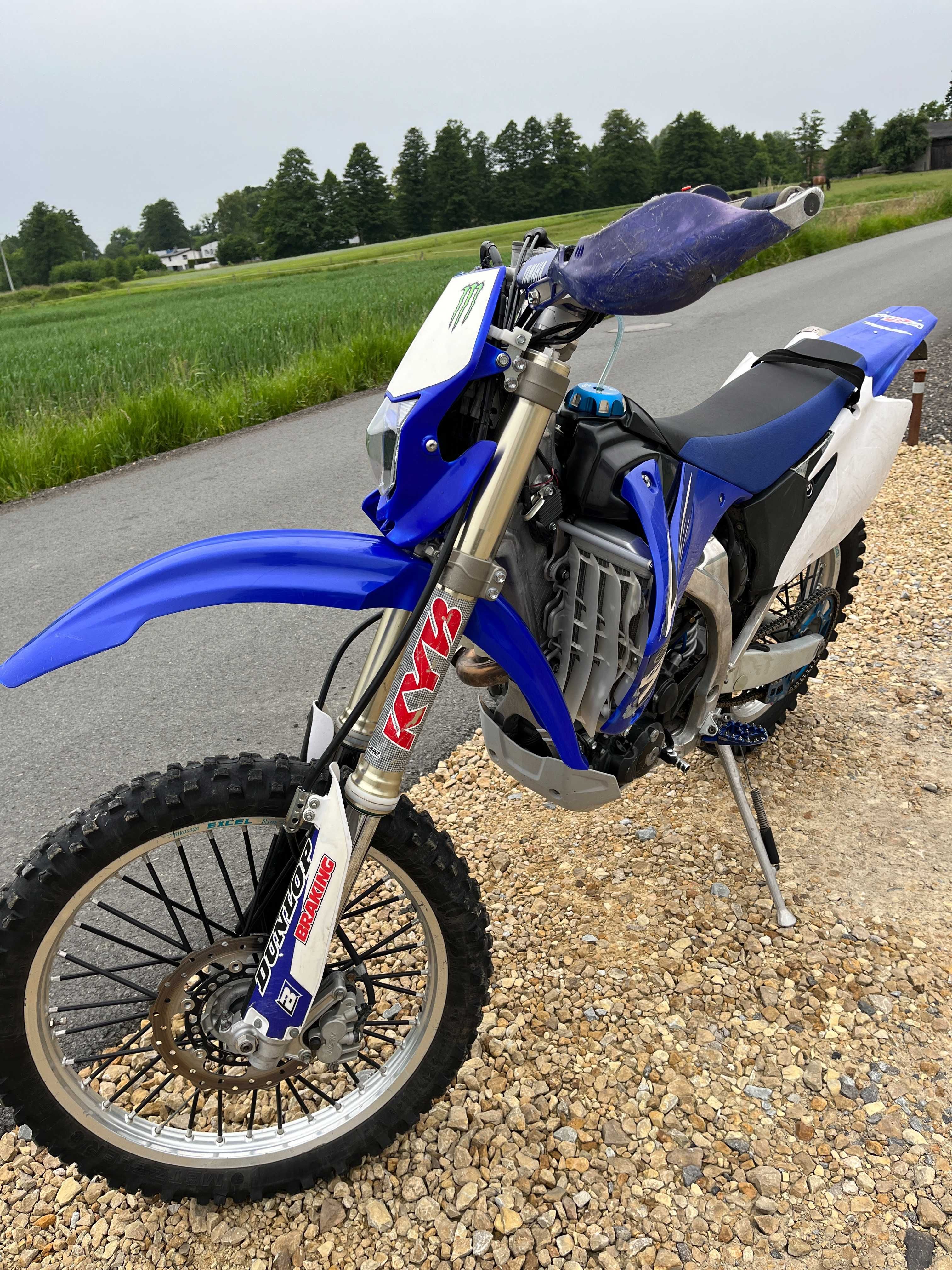 Yamaha WR 450f , zarejestrowana, opłacona, rozrusznik, gaźnik