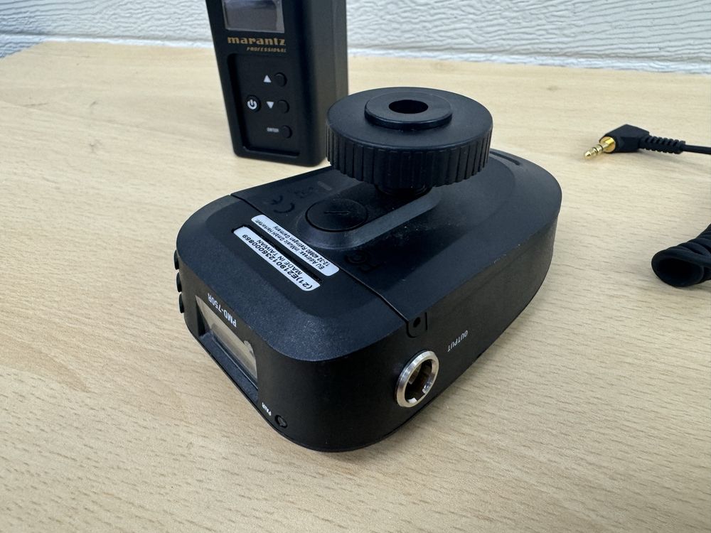 Zestaw nadajnik plus odbiornik Marantz pmd 750 t ta do mikrofonów xlr
