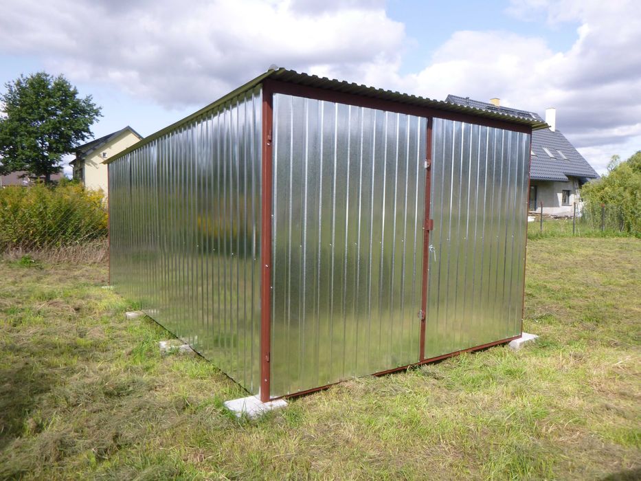 Garaż Blaszany 3x5 I gatunek Schowek Producent