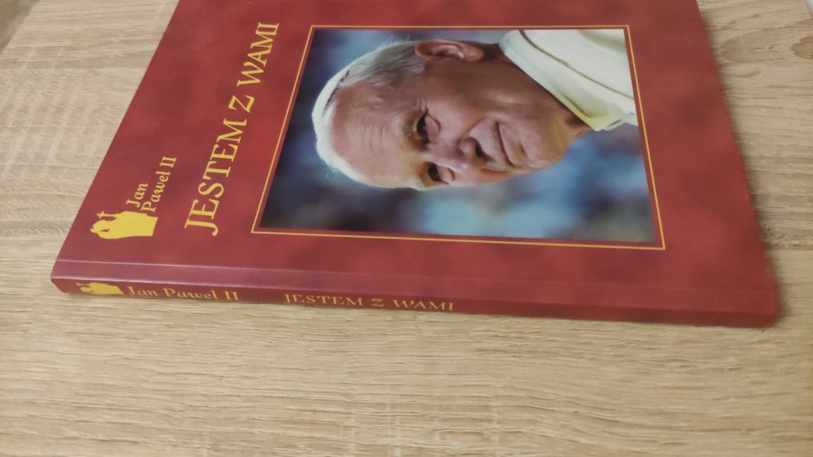 Książka religijna biografia papież Jan Paweł II* Jestem z wami