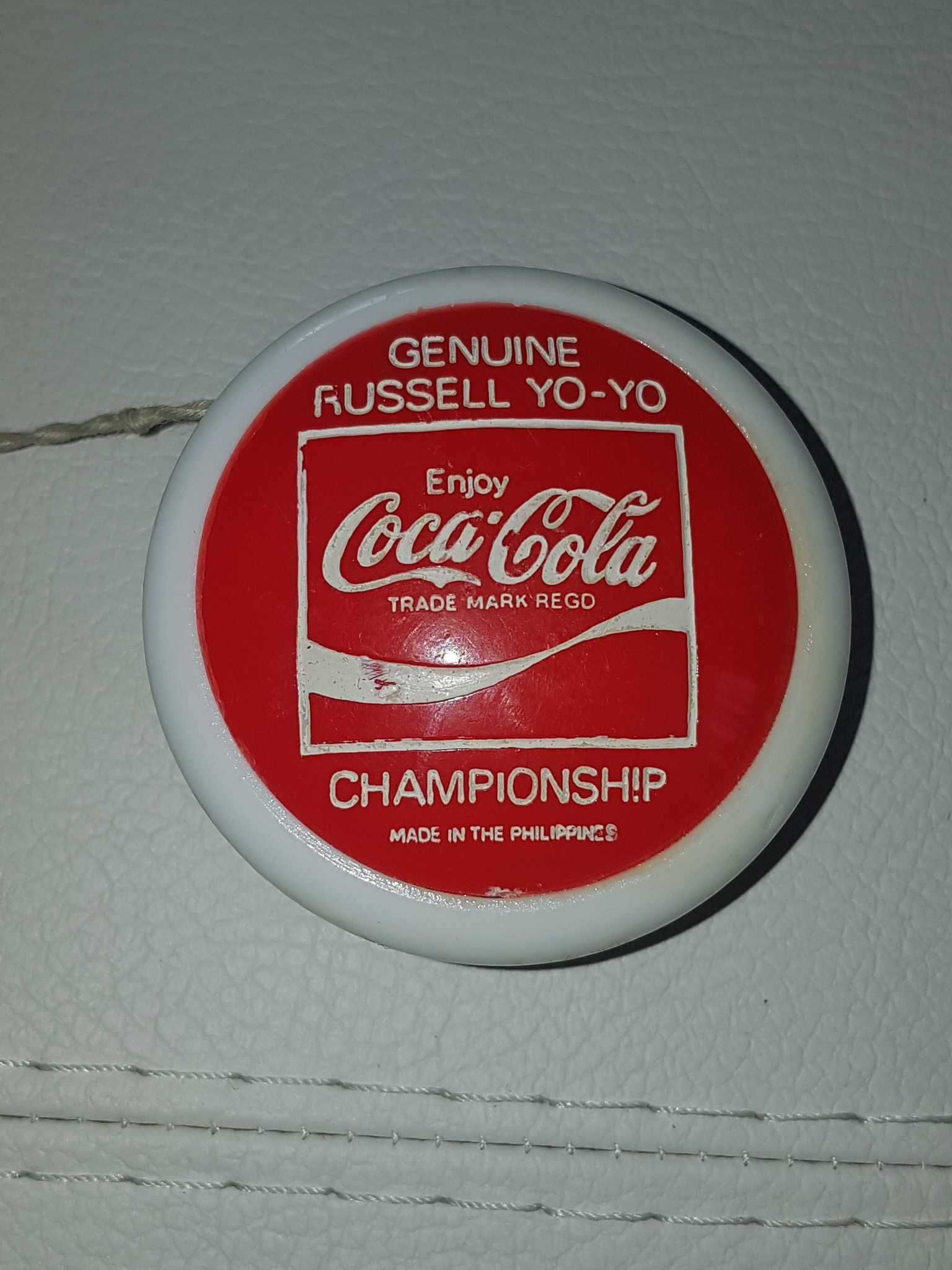 COCA-COLA jo-jo Orginal Russell CHAMPIONSHIP YO-YO vintage