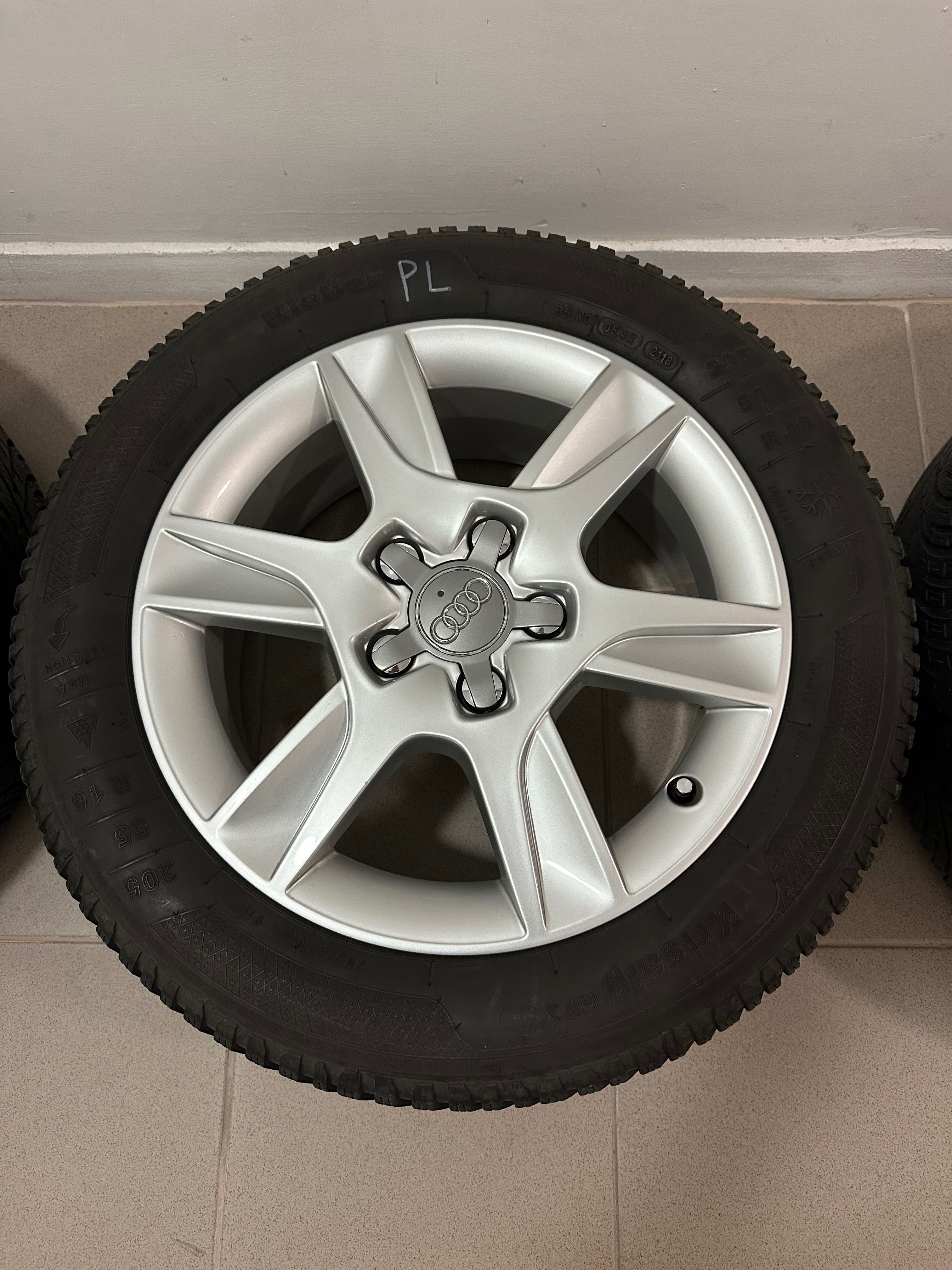 Oryginalne alufelgi z oponami do Audi A3 8P -16 cali