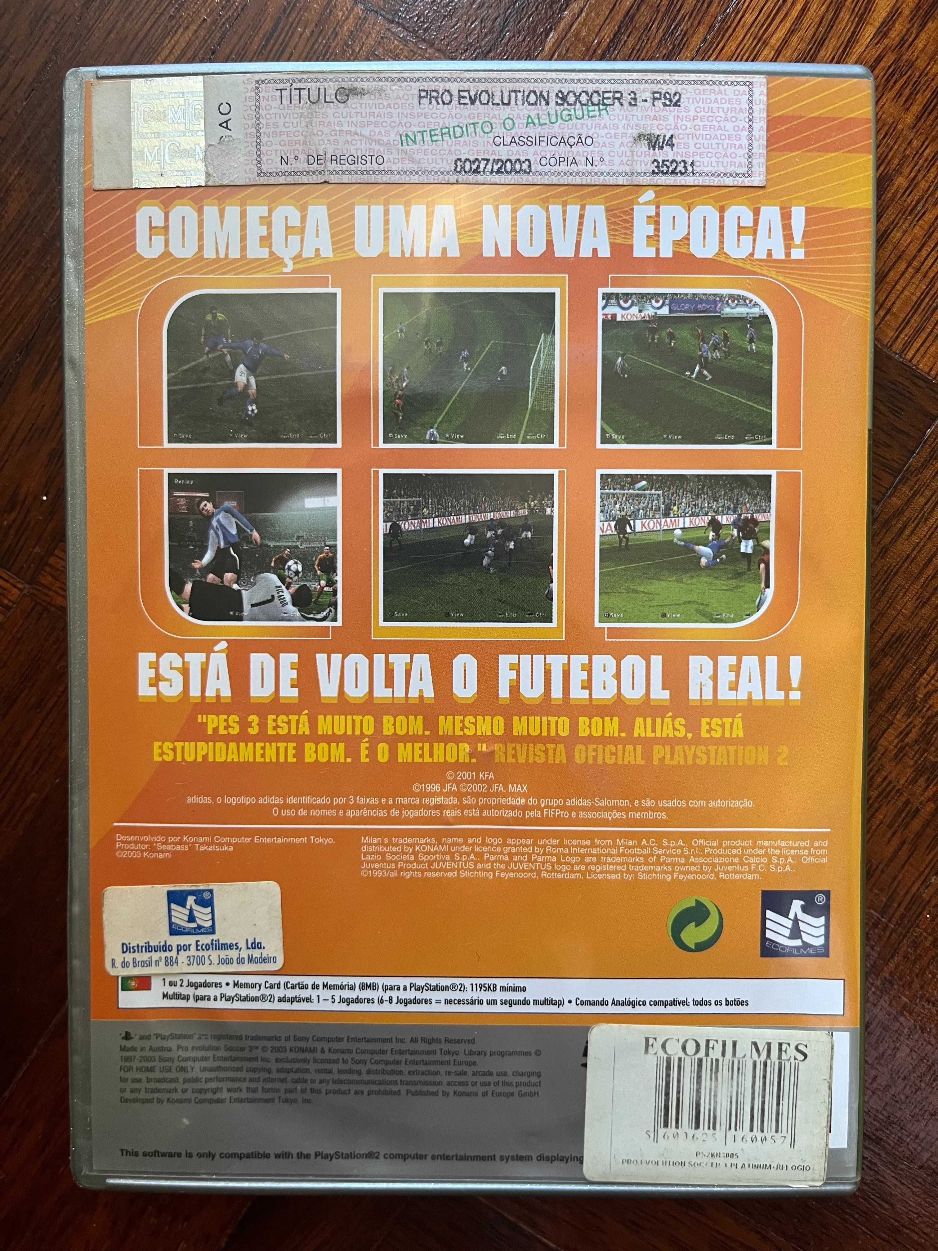 Jogos Pro Evolution Soccer (Konami, 2003-10)