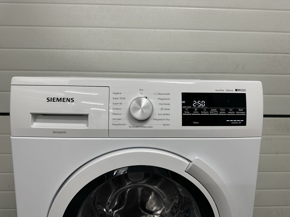 Вузька пральна машина Siemens iq 500 WS12T440/10. 45см