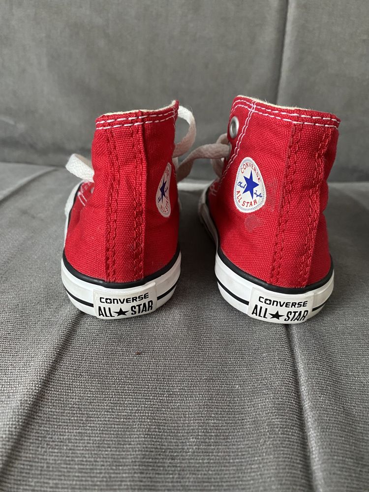 Converse czerwone 19 jak nowe