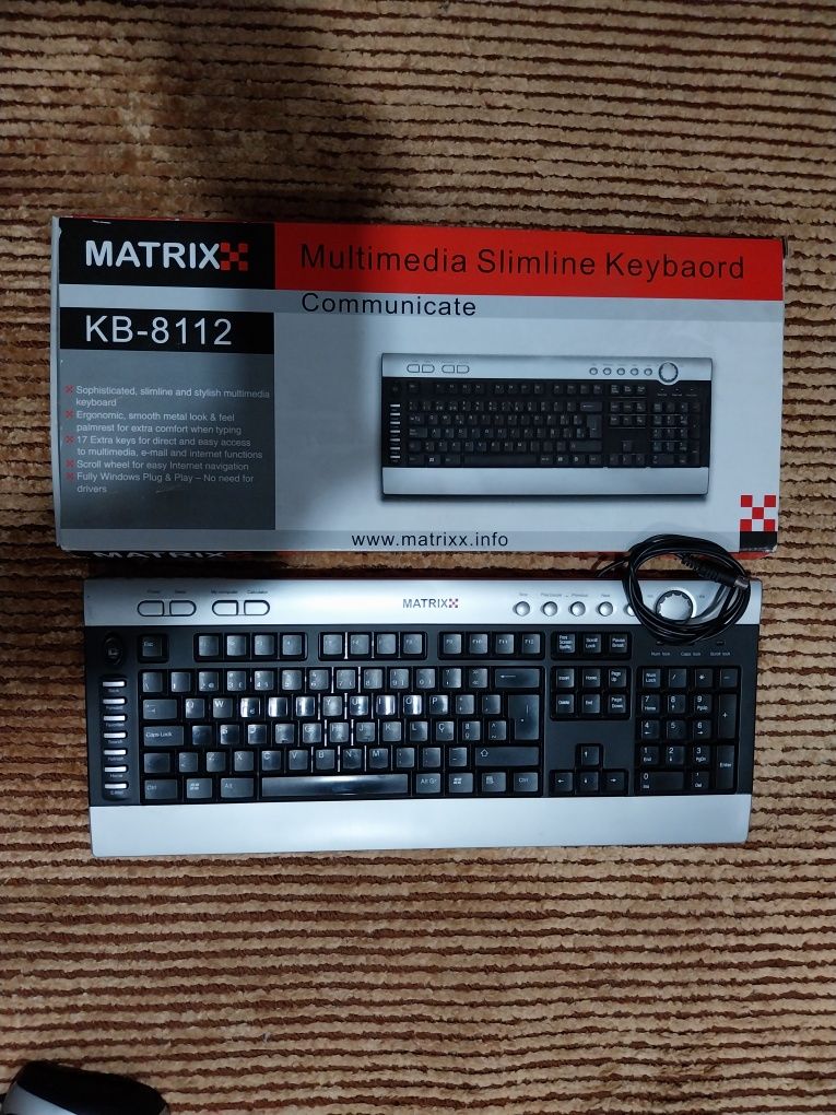 Teclado Computador  Matrix KB-8112