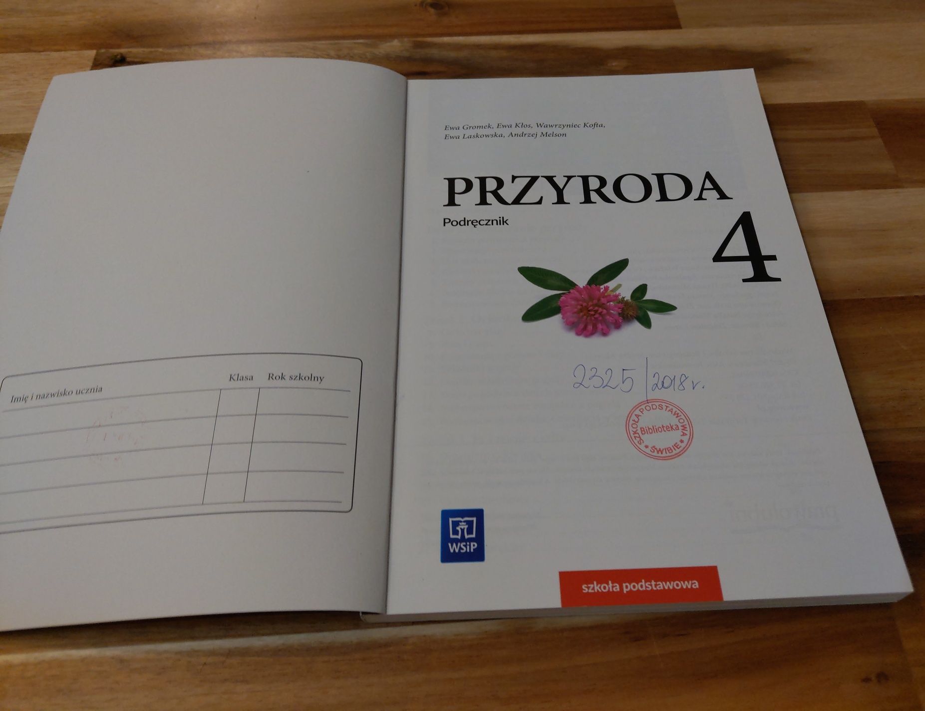 Przyroda 4 Podręcznik klasa 4