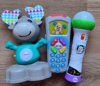 Zestaw trzech zabawek Fisher Price