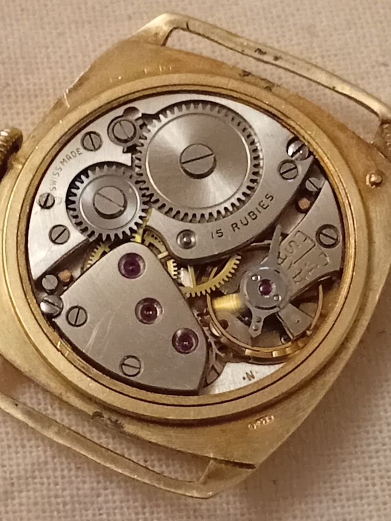 Vintage 9Ct Złoty Tudor Mechaniczny Zegarek Męski