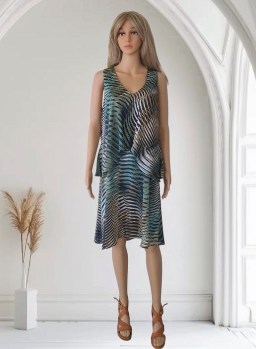 Na Andrzejki, Święta - jedwabna piękna sukienka od projektantki - od M