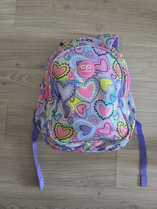 CoolPack plecack szkolny Jerry pastel heart 21L + worek + piórnik