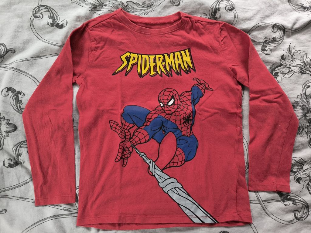 Bluzka koszulka długi rękaw Spiderman Sinsay