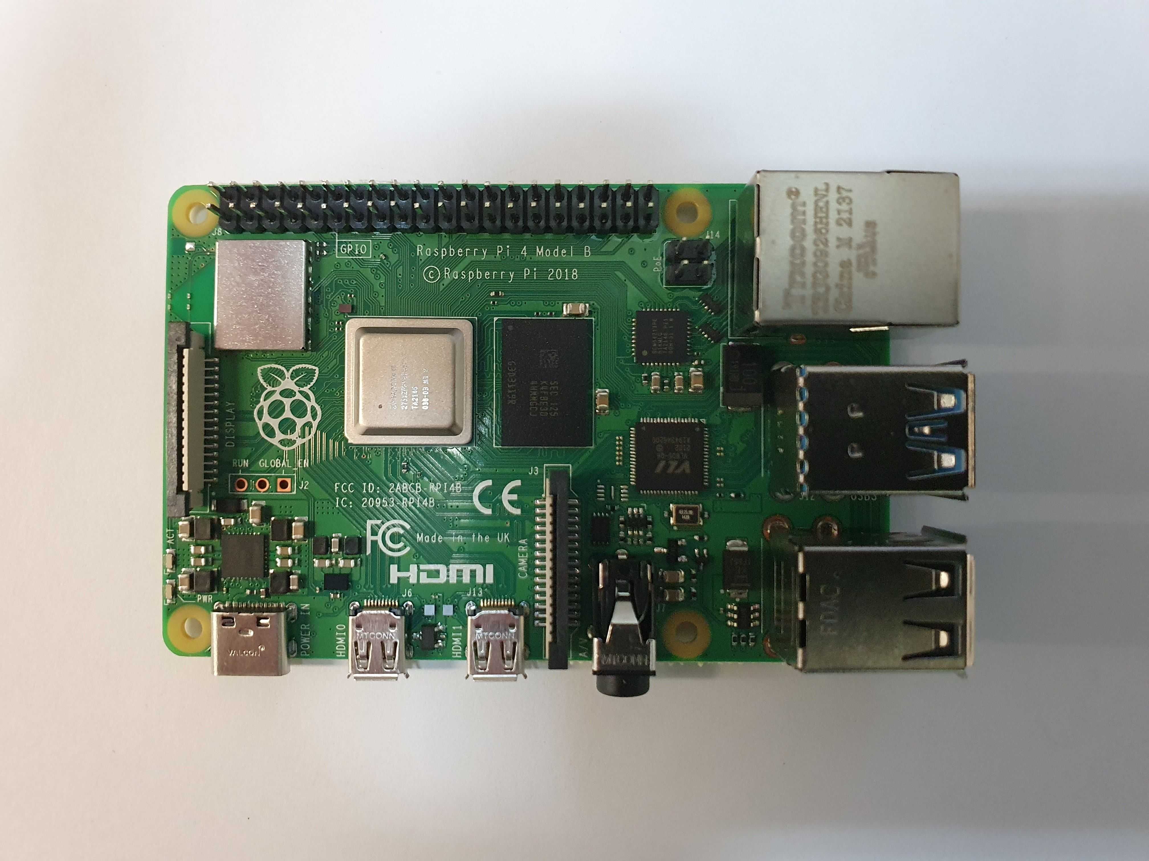 Raspberry Pi 4 Model B 2GB RAM плата мини компьютер PC ПК.