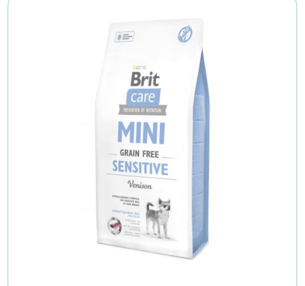 Brit Care GF Mini Sensitive собак мініатюр порід олениною 2-7 кг