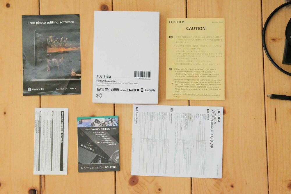 Fujifilm x-t4 com lente Fujinon 16-80 f4 - como novo