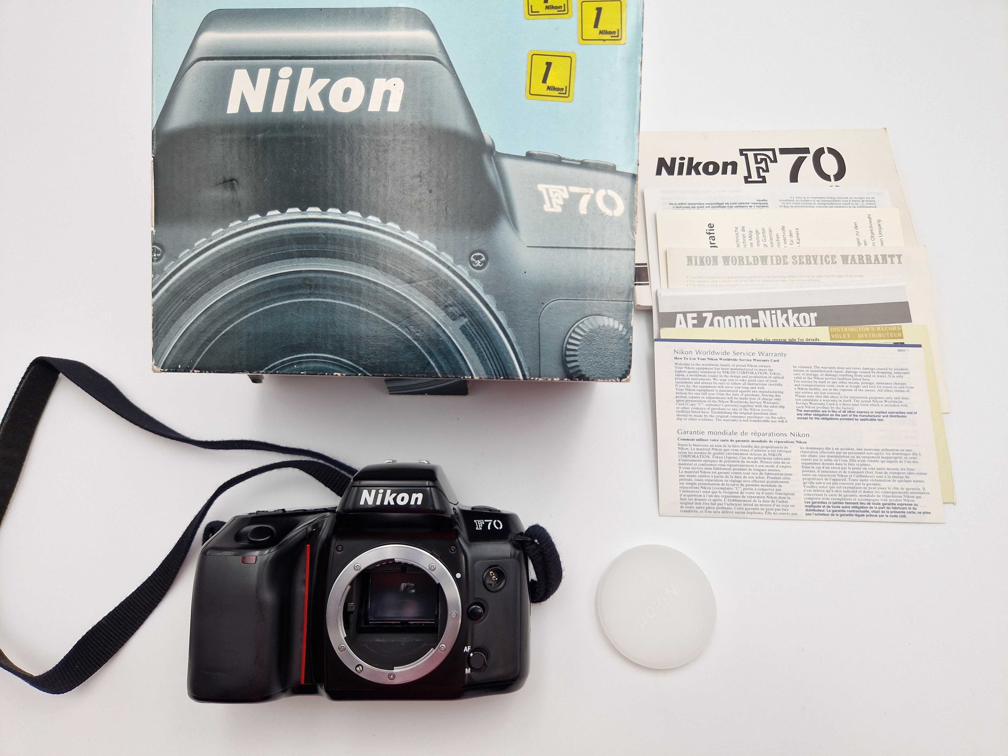 .Aparat Nikon F70 body - świetna klasyczna lustrzanka
