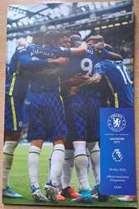 Program meczowy Chelsea - Leicester City 2022 r.