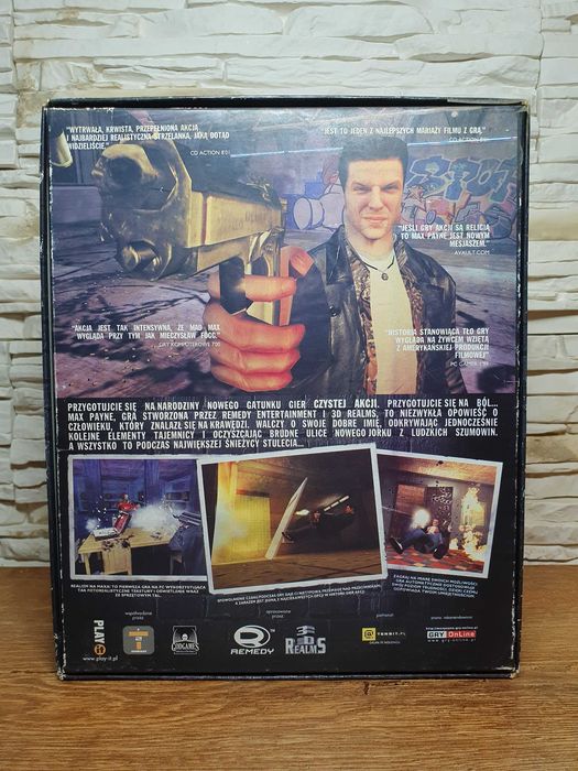 MAX PAYNE 1 - polskie wydanie premierowe BIG BOX PL [PC]