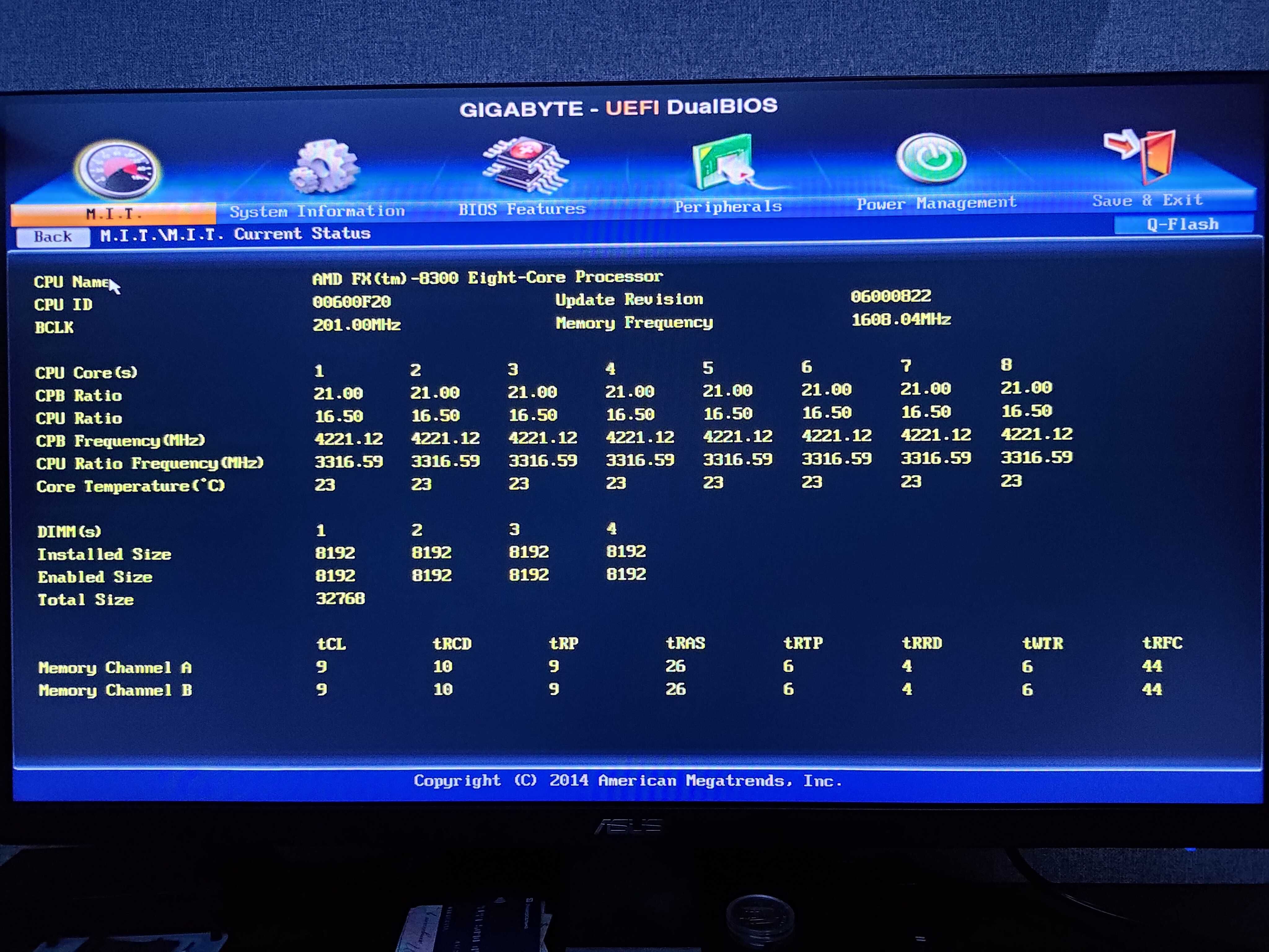Комплект Gigabyte 970A-DS3P + AMD FX 8300 + 32Gb Kingston HyperX 1866