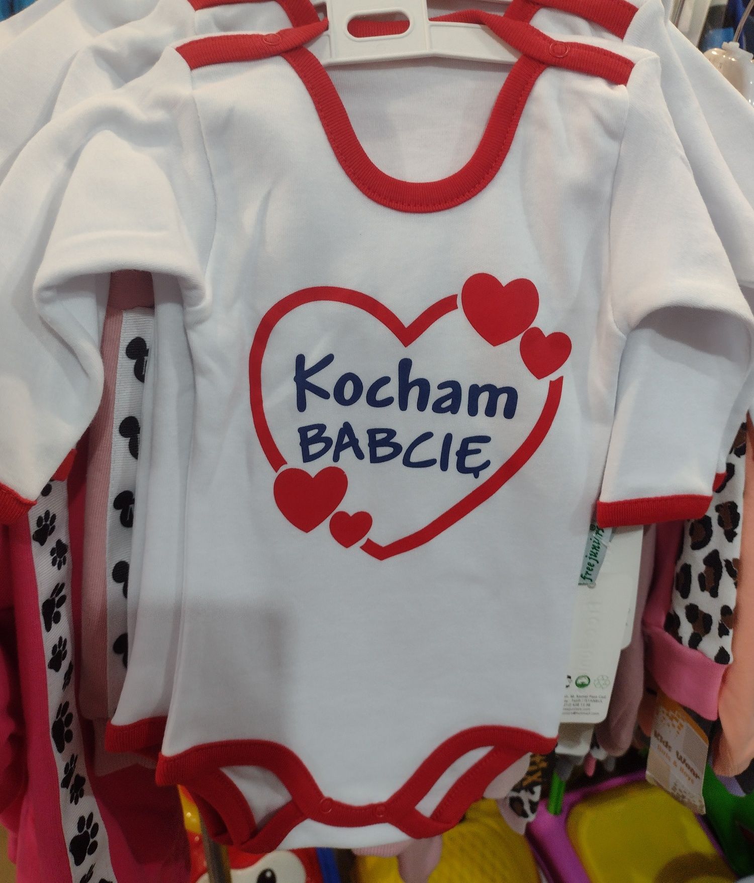 Body bawełna długi rękaw