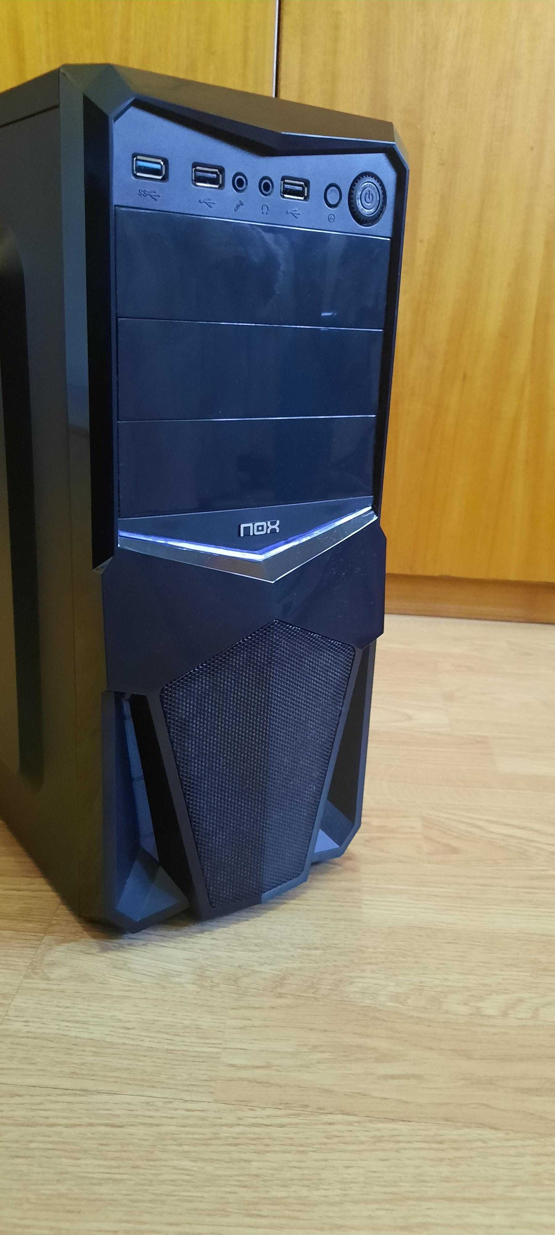 ATX Nox Pax USB 3.0 LED Azul Preta (Caixa)