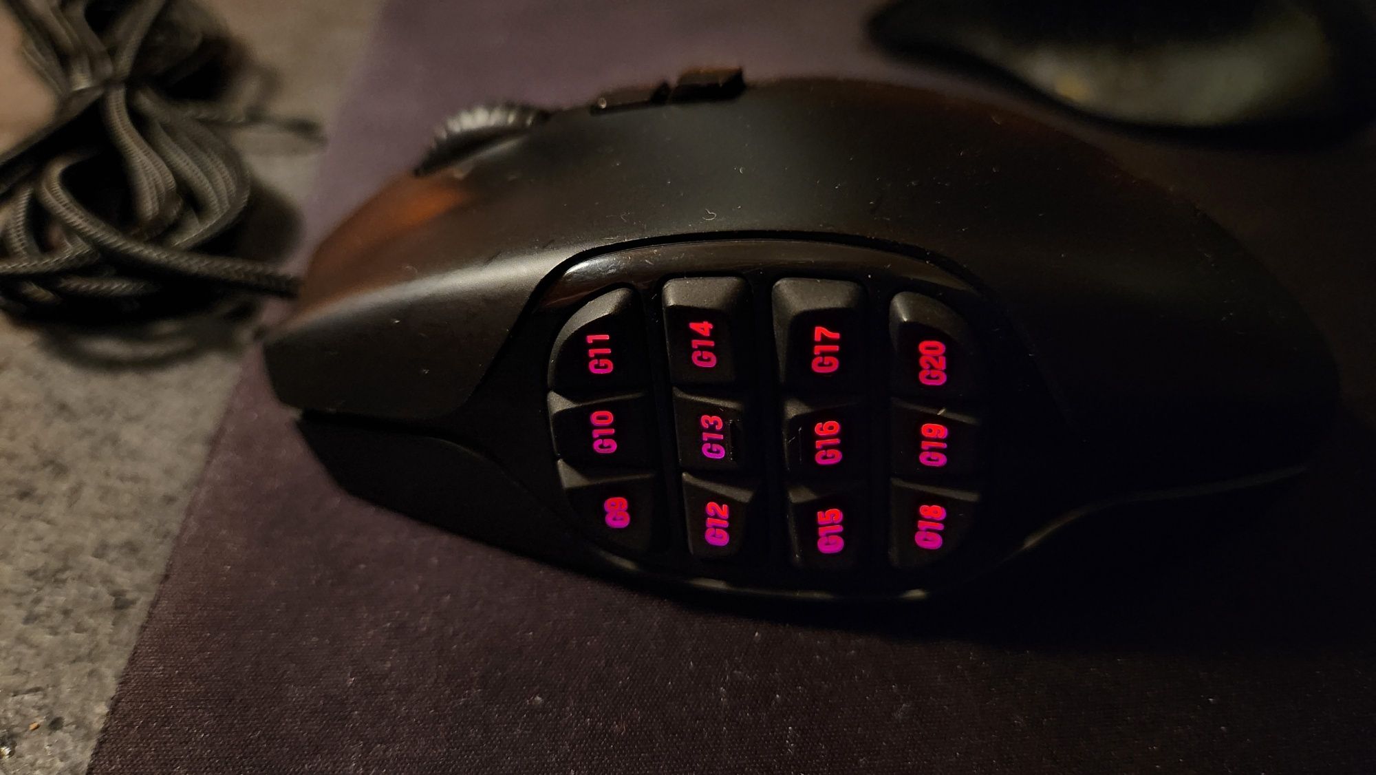 Myszka Logitech G600, mikrostyki Kailh GM 8.0