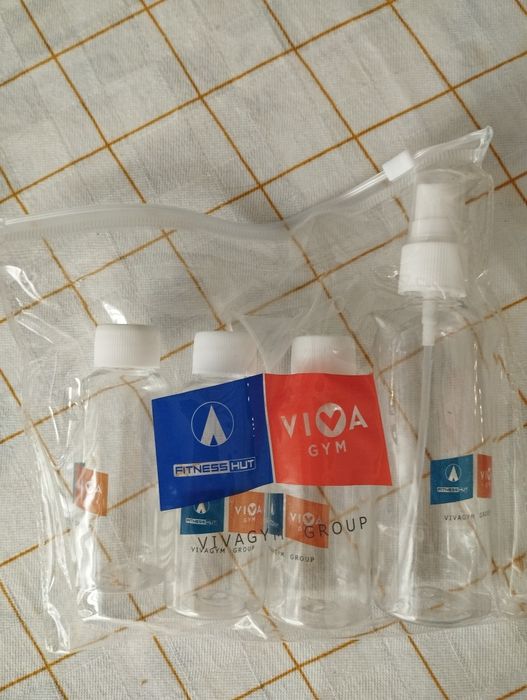 Kit de viagem - frascos recarregáveis