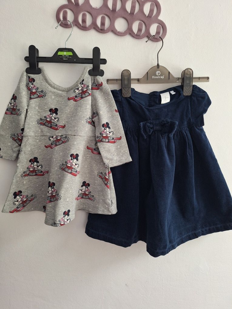 Sukienka 86cm Disney święta wigilia Baby Gap