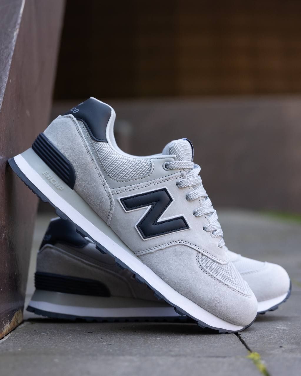 Чоловічі кросівки New Balance 574 Silver Black