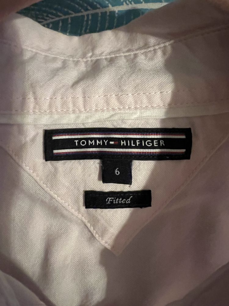 Koszula Tommy Hilfiger pudrowy róż xs