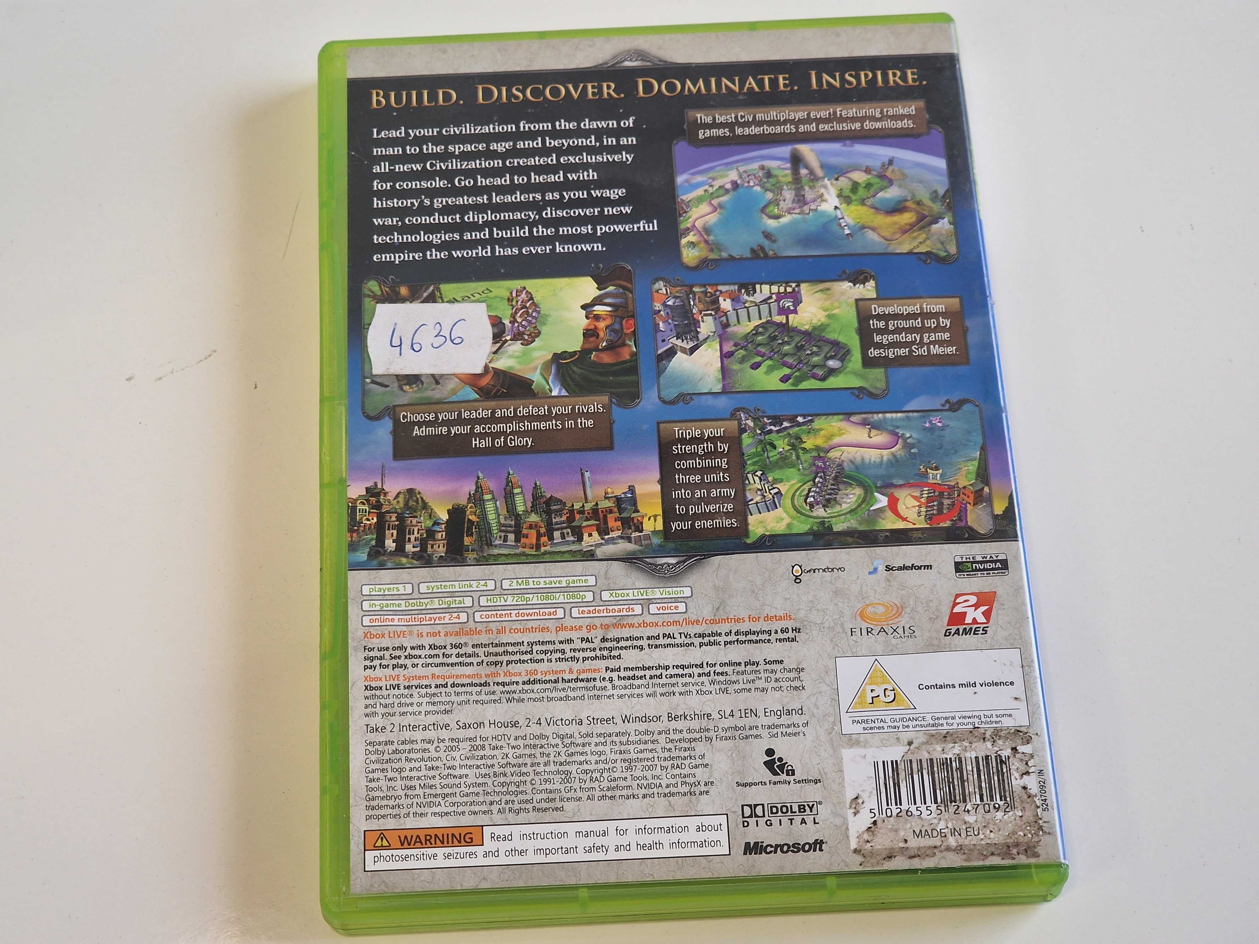 Sid Meier's Civilization Revolution Xbox 360 Sklep Zamiana