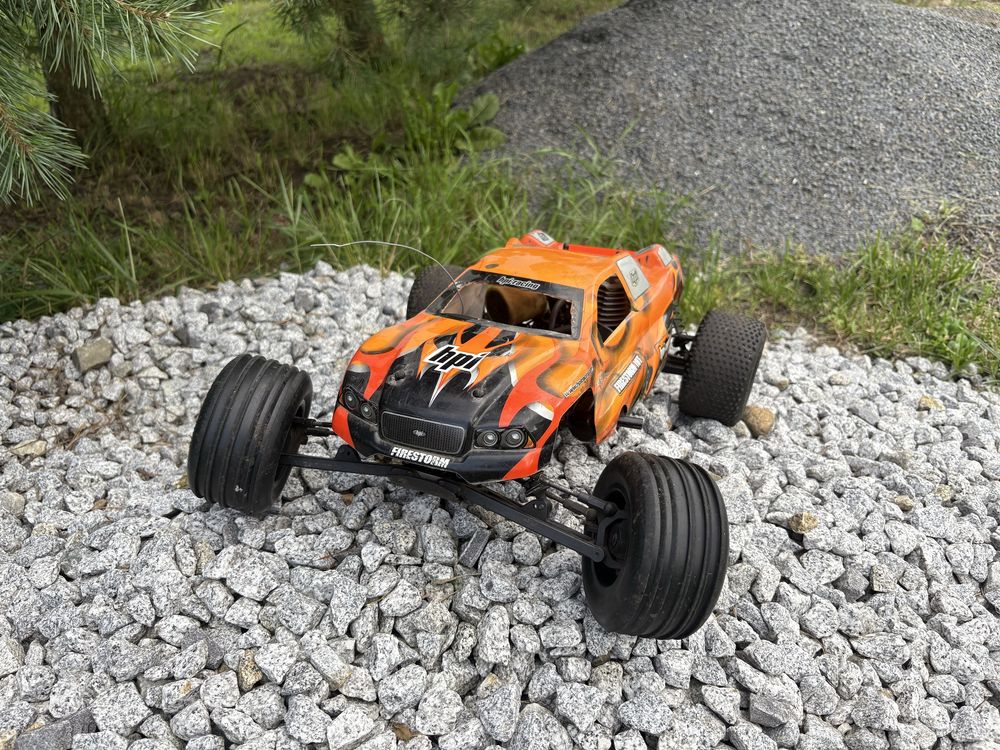 HPI Firestorm model spalinowy 1:10 nowy silnik. Mega zestaw.