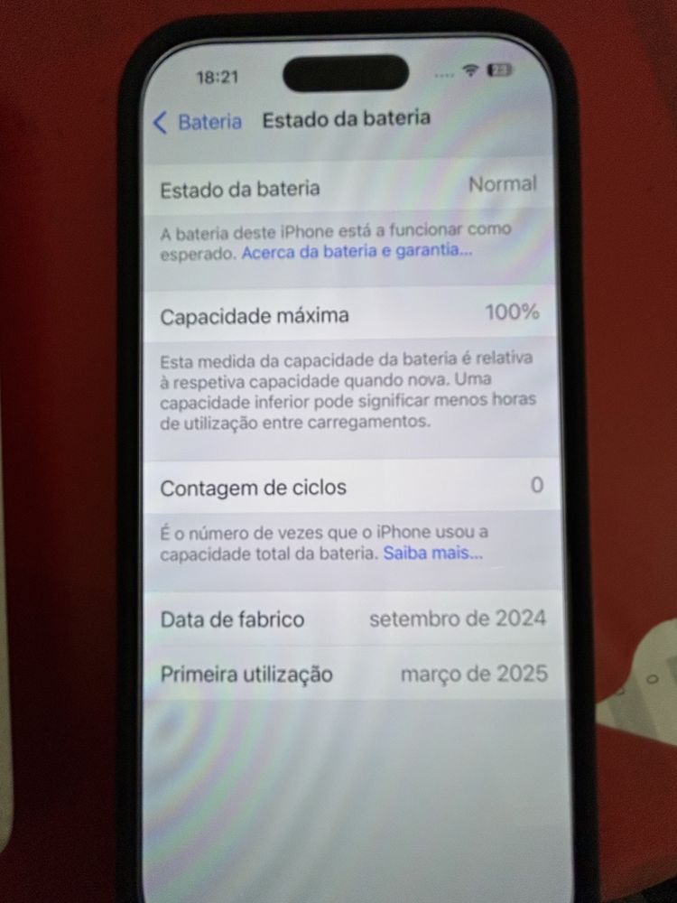 Iphone 16 PRO c/ fatura e garantia 3 anos
