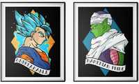 Ilustrações: Vegito x Piccolo - Dragon Ball