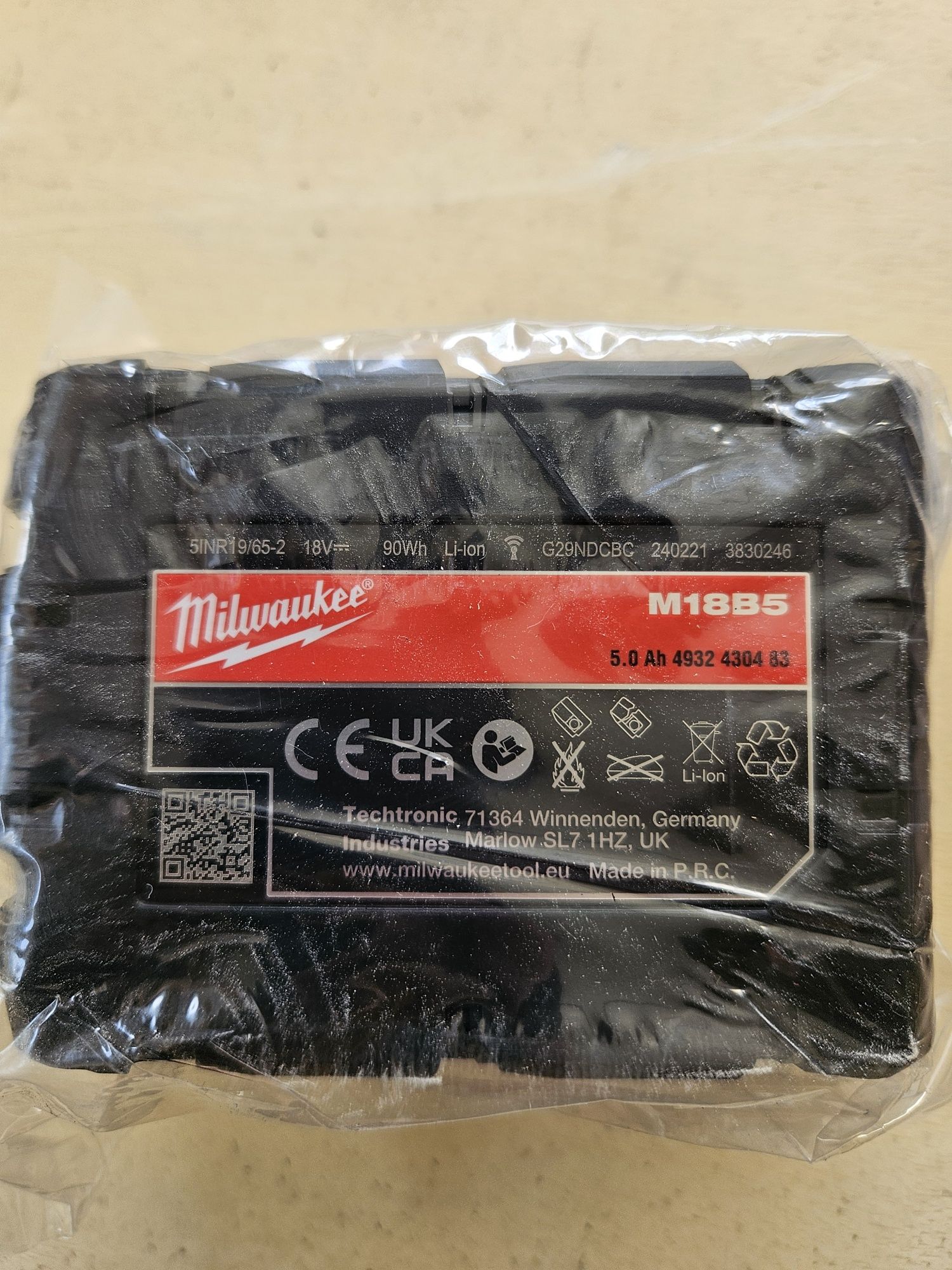 Nowa bateria Milwaukee 18v