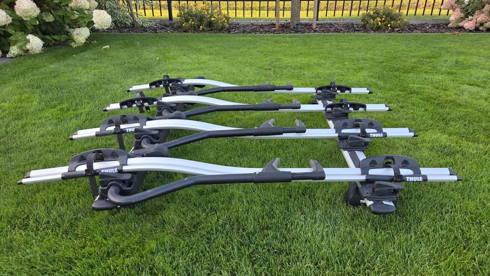 Bagażnik rowerowy Thule, 4 x bagażnik 591, 2 belka wingbar