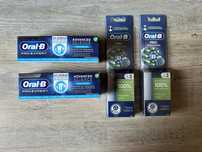 Kit de recargas e pasta de dentes oral B