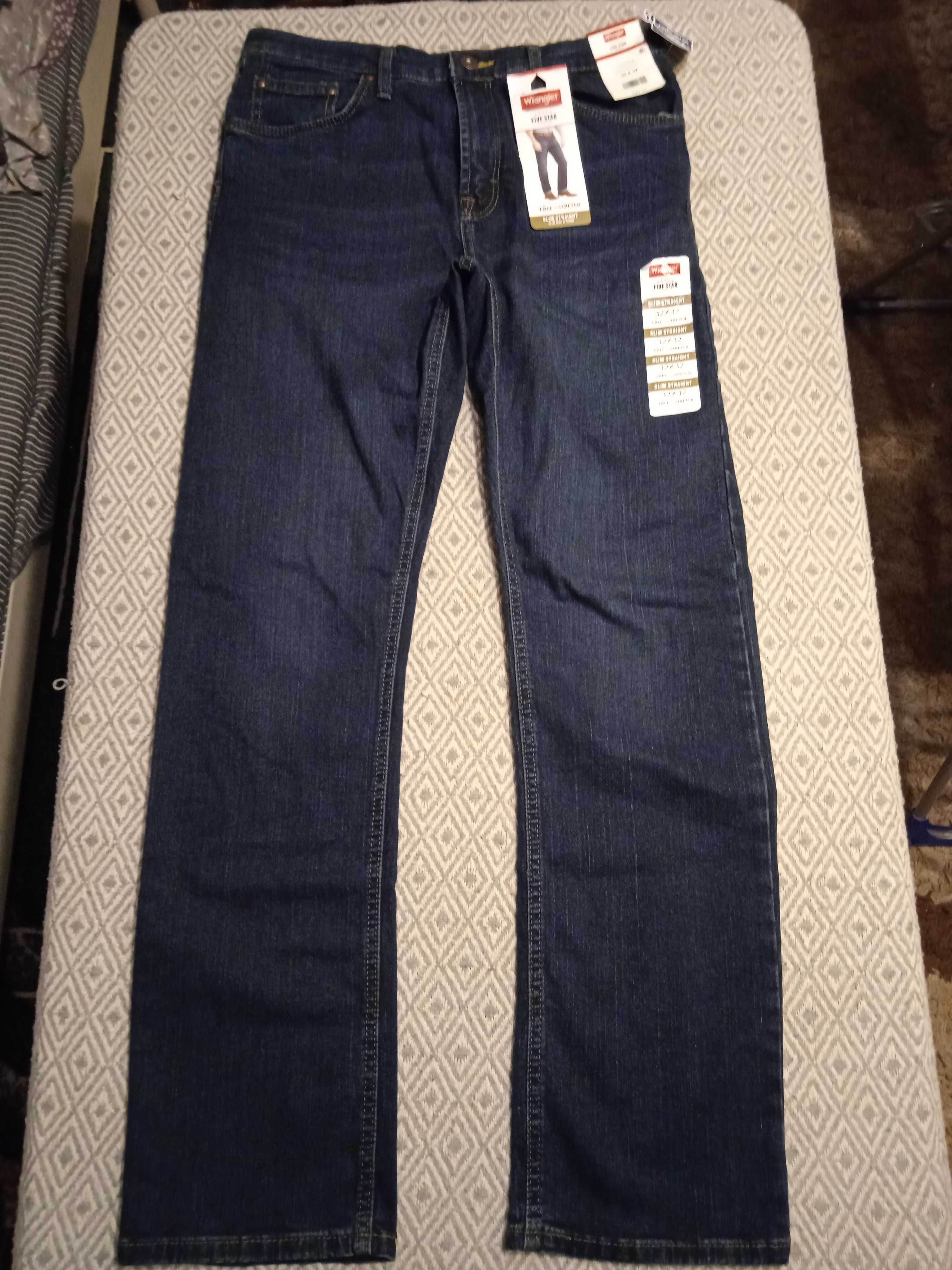 Wrangle Slim Straight spodnie jeansy W32 L32 Super Cena! Sold!