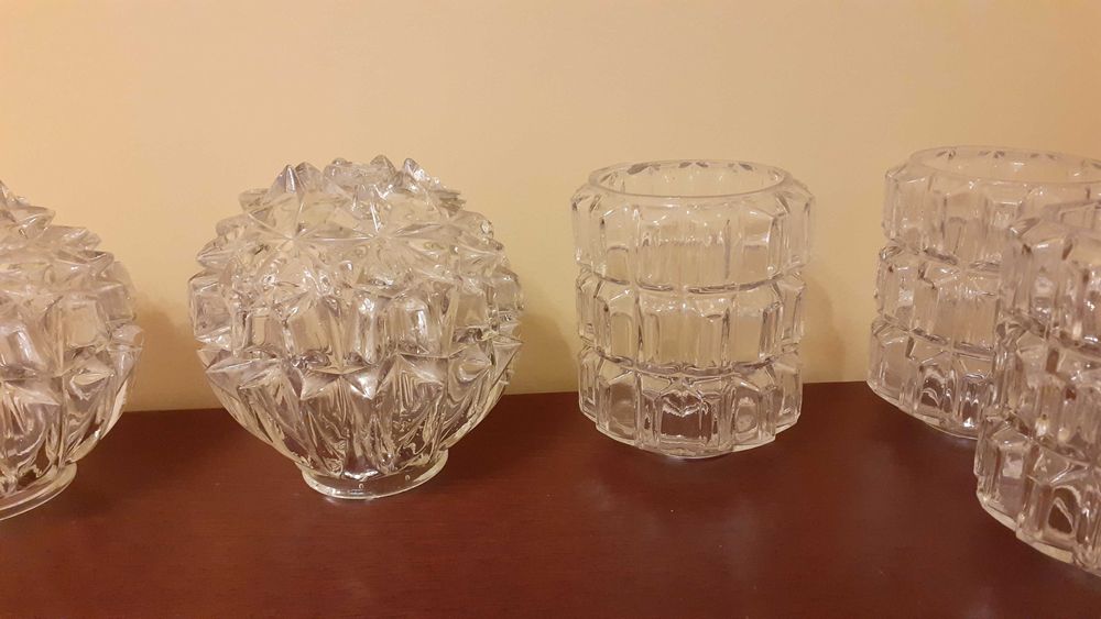 Globos vidro opalino antigos--vintage art Déco