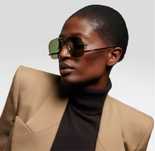 Yves Saint Laurent YSL okulary zlote model SL 690