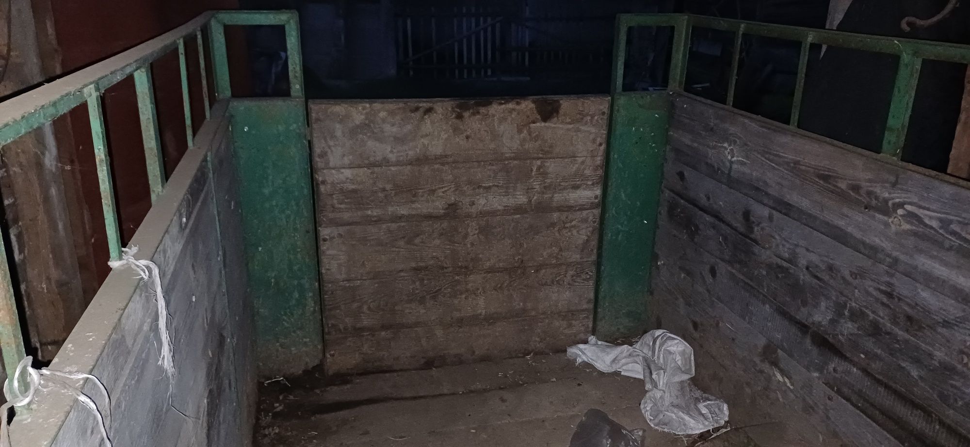 Przyczepka rolnicza dwukołówka wózek klatka mocna