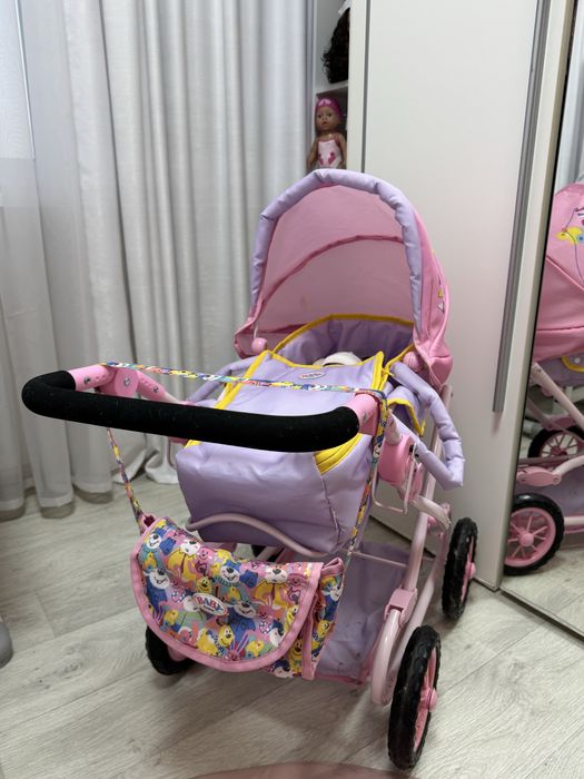 Коляска для ляльки Baby Born Делюкс S2  + Подарунок (маленька коляска)