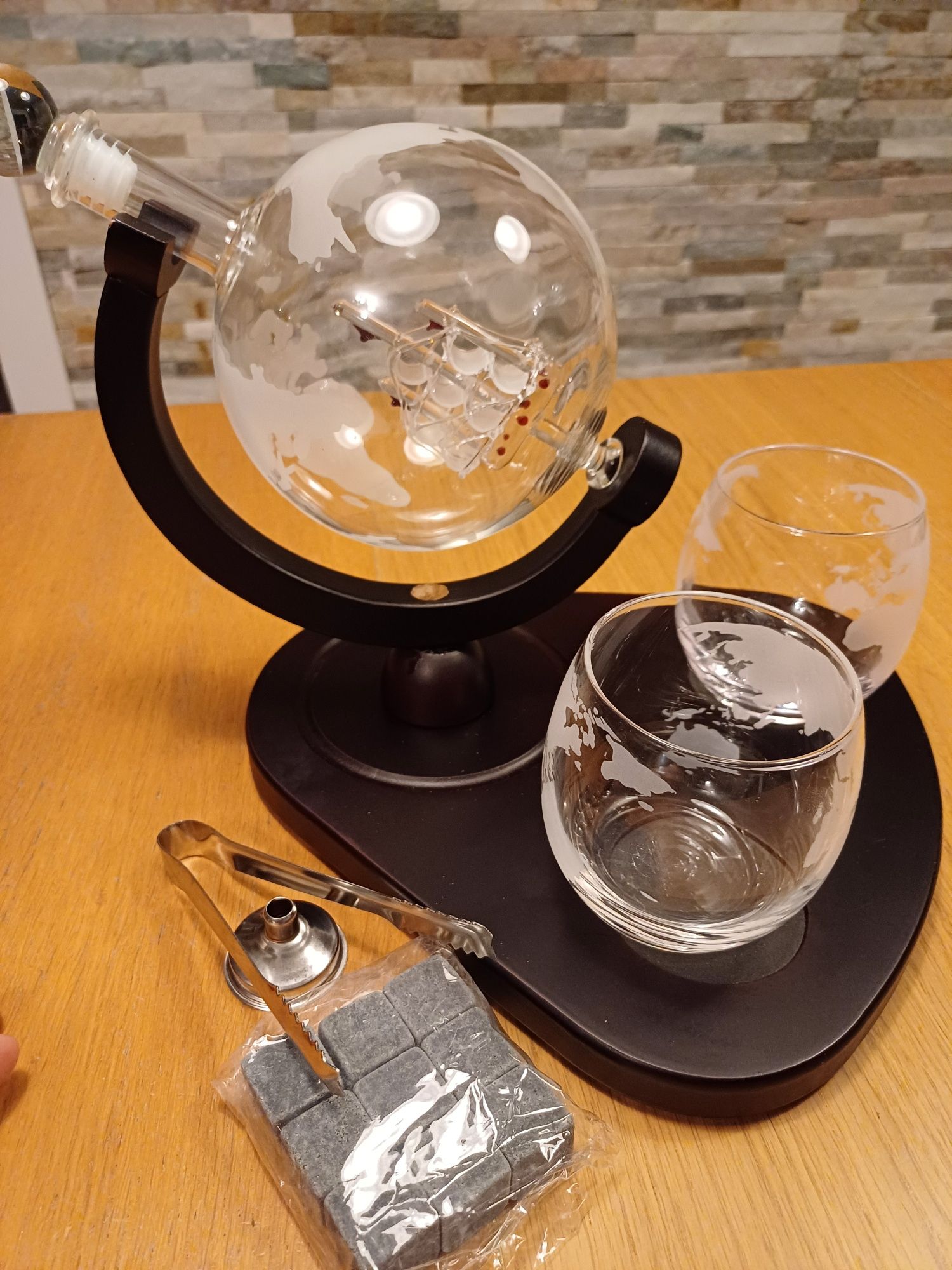 Karafka do whisky+ szklanki
