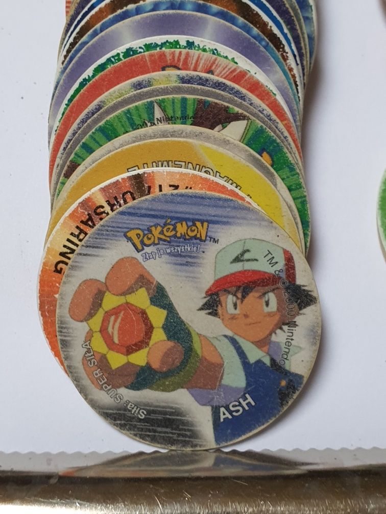 Pokemon tazo tazos 2000r kolekcja